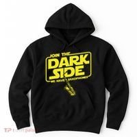 Join The Dark Side We Have Saxophones Saxophonist Jazz Hoodie thumb 0