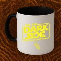Join The Dark Side We Have Saxophones Saxophonist Jazz Coffee Mug thumb 2