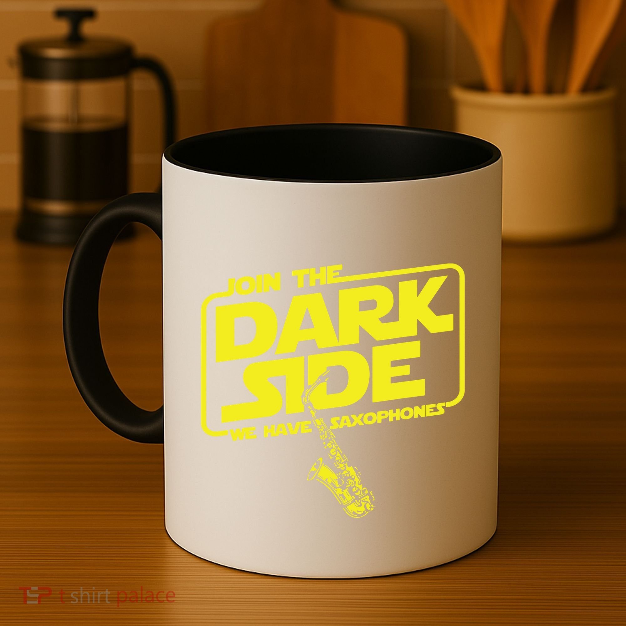 Join The Dark Side We Have Saxophones Saxophonist Jazz Coffee Mug