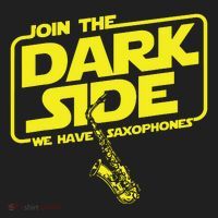 Join The Dark Side We Have Saxophones Saxophonist Jazz Beanie thumb 2