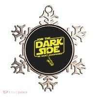 Join The Dark Side We Have Saxophones Saxophonist Jazz Ornament thumb 0