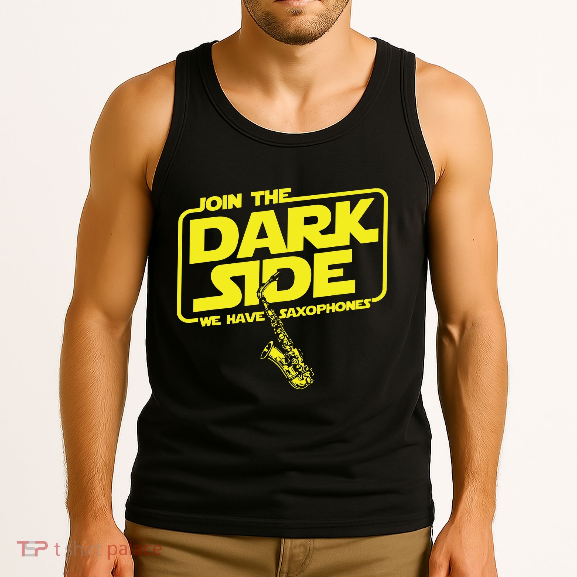 Join The Dark Side We Have Saxophones Saxophonist Jazz Tank Top