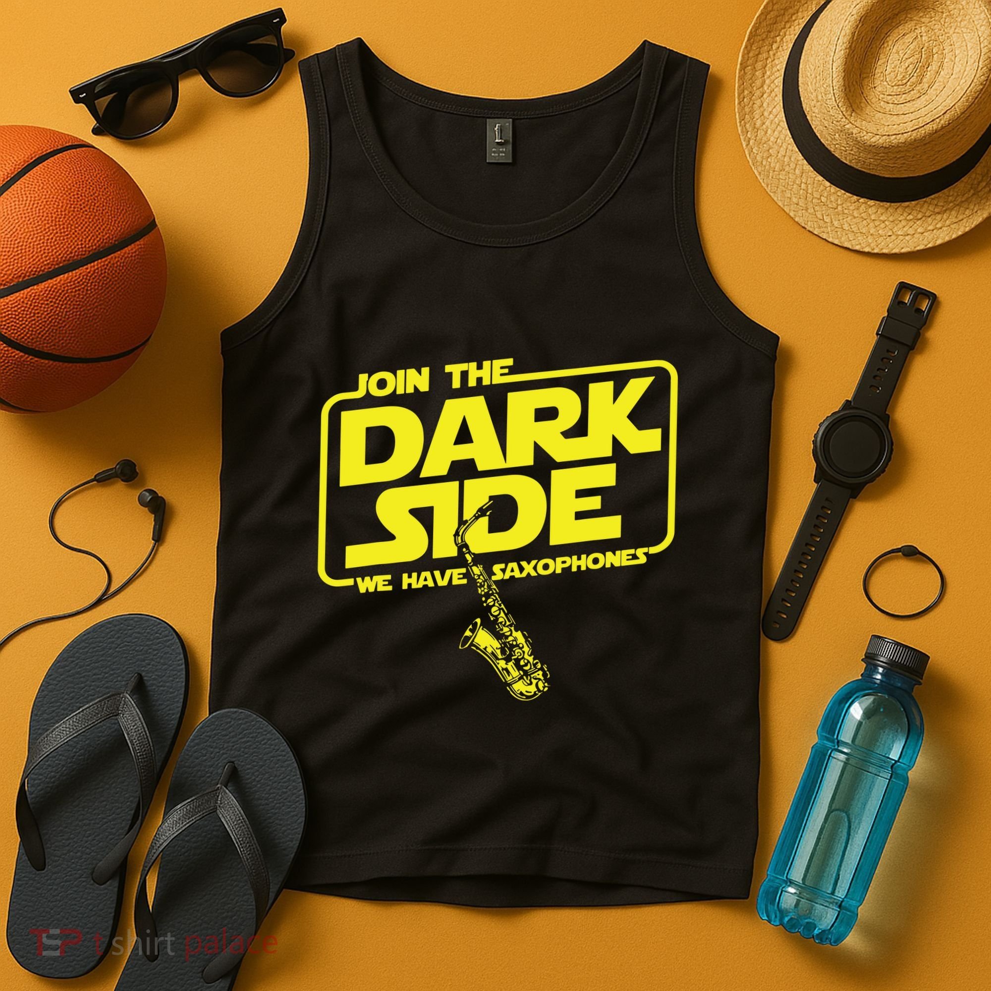 Join The Dark Side We Have Saxophones Saxophonist Jazz Tank Top