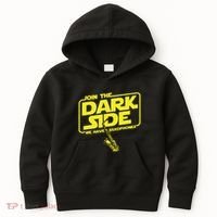 Join The Dark Side We Have Saxophones Saxophonist Jazz Kids Hoodie thumb 0