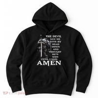 Jesus The Devil Saw Me With My Head Down (on back) Hoodie thumb 0