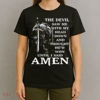 Jesus The Devil Saw Me With My Head Down (on back) T-Shirt thumb 4