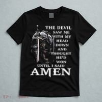 Jesus The Devil Saw Me With My Head Down (on back) T-Shirt thumb 5