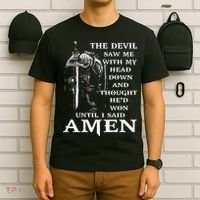 Jesus The Devil Saw Me With My Head Down (on back) T-Shirt thumb 6