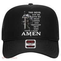 Jesus The Devil Saw Me With My Head Down (on back) Hat thumb 0