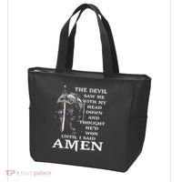 Jesus The Devil Saw Me With My Head Down (on back) Tote Bag thumb 3