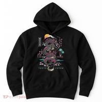 Japanese Tokyo Dragon Asian Inspired Retro 80’S Style Hoodie thumb 0