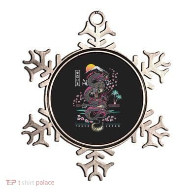 Japanese Tokyo Dragon Asian Inspired Retro 80’S Style Ornament