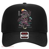 Japanese Tokyo Dragon Asian Inspired Retro 80’S Style Hat thumb 0