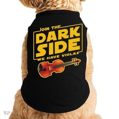 Join The Dark Side Viola Player Doggie Tank