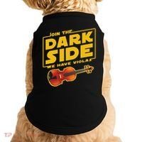 Join The Dark Side Viola Player Doggie Tank thumb 0
