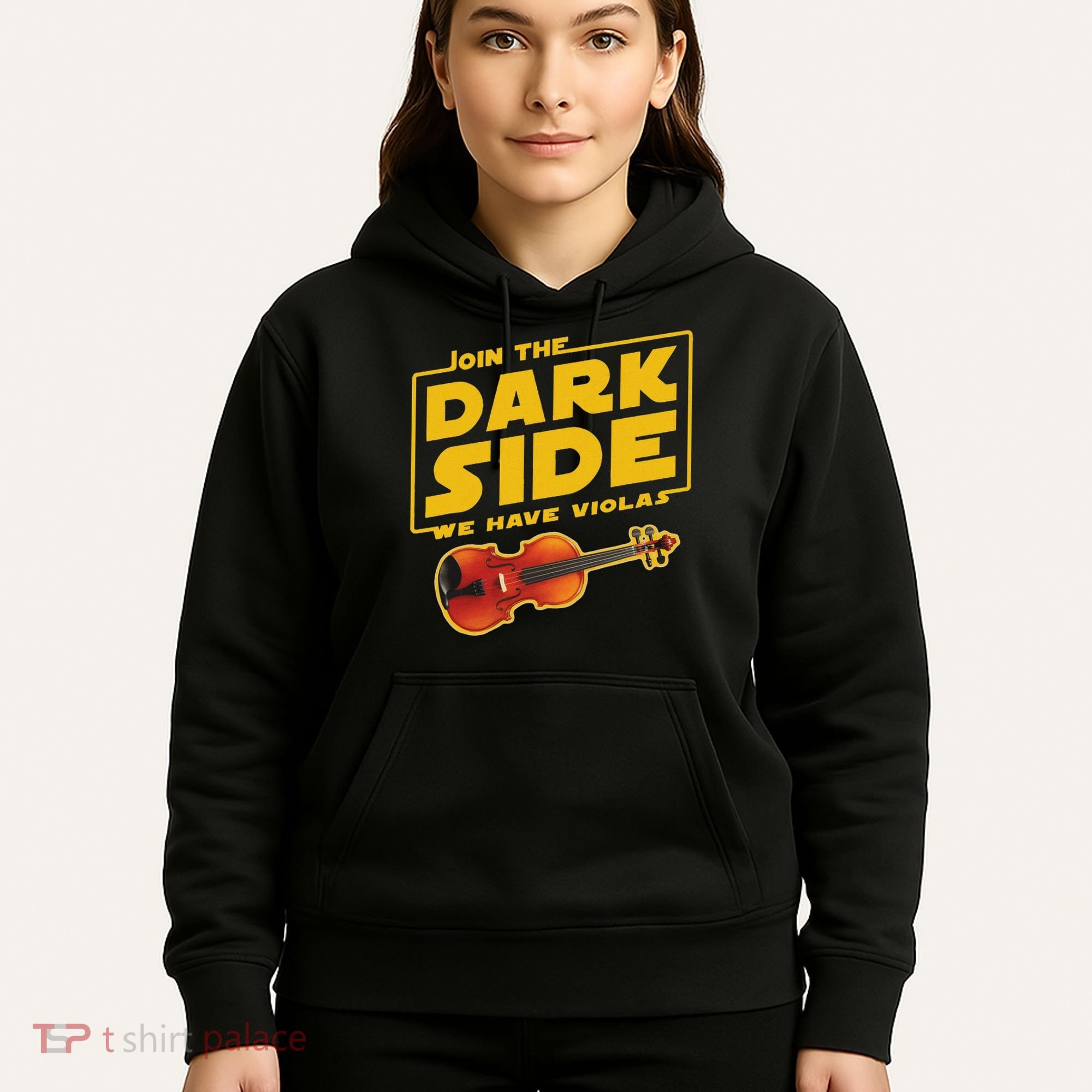 Join The Dark Side Viola Player Hoodie