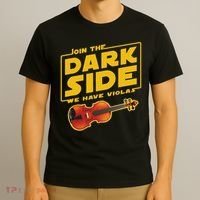 Join The Dark Side Viola Player T-Shirt thumb 3