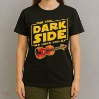 Join The Dark Side Viola Player T-Shirt thumb 4