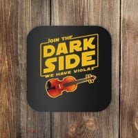 Join The Dark Side Viola Player Coaster thumb 0