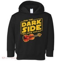 Join The Dark Side Viola Player Toddler Hoodie thumb 0