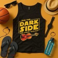 Join The Dark Side Viola Player Tank Top thumb 4