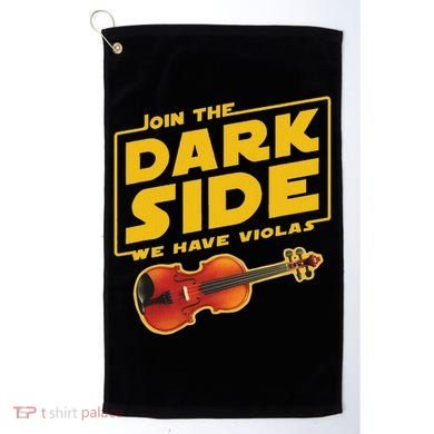 Join The Dark Side Viola Player Golf Towel