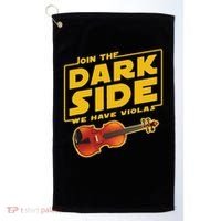 Join The Dark Side Viola Player Golf Towel thumb 0