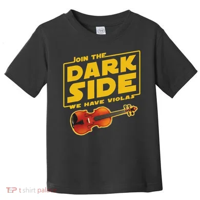 Join The Dark Side Viola Player Toddler T-Shirt