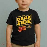Join The Dark Side Viola Player Toddler T-Shirt thumb 2