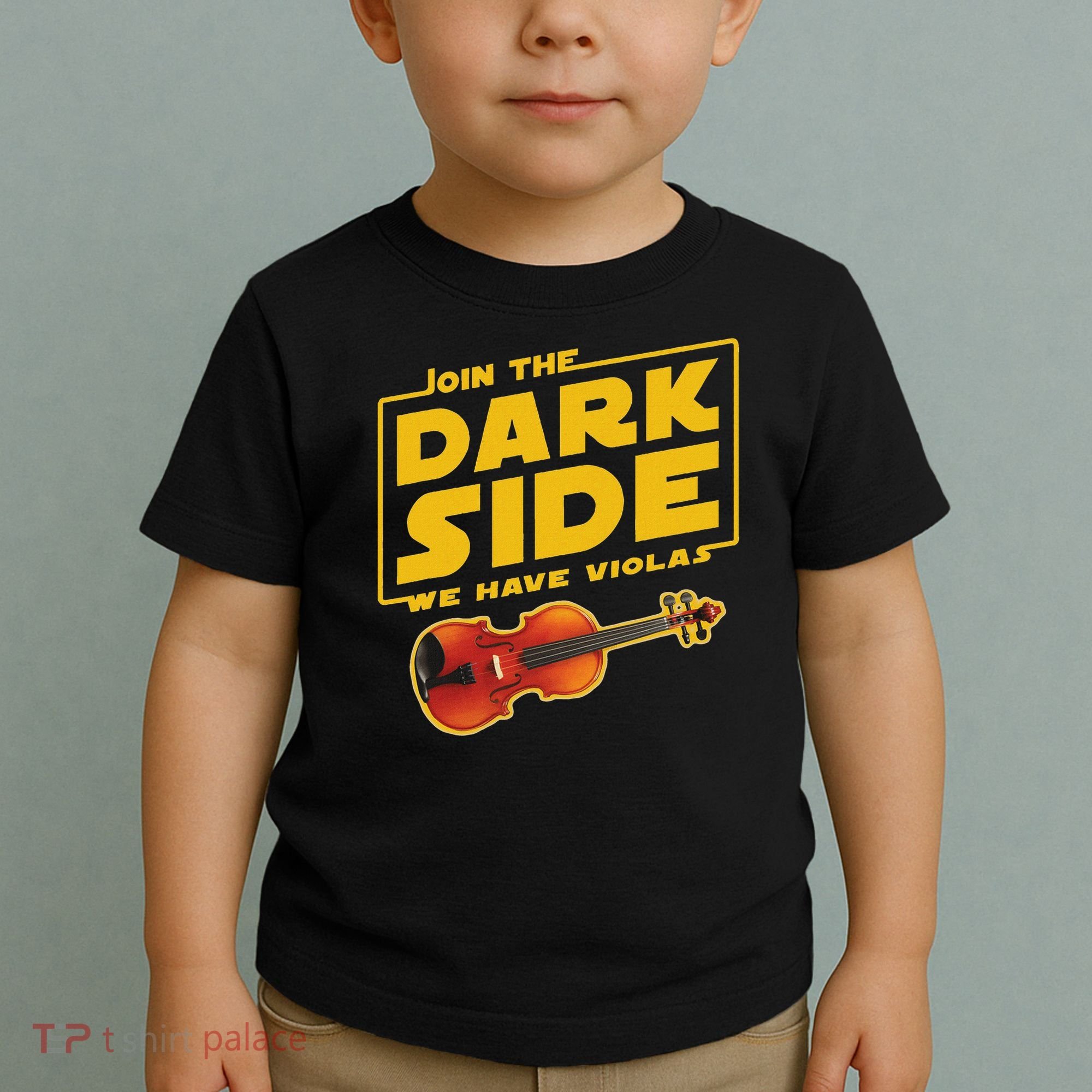 Join The Dark Side Viola Player Toddler T-Shirt