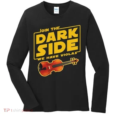 Join The Dark Side Viola Player Women's Long Sleeve Shirt
