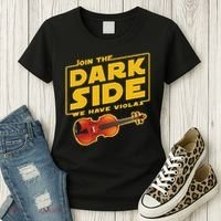 Join The Dark Side Viola Player Women's T-Shirt thumb 3