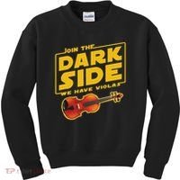 Join The Dark Side Viola Player Kids Sweatshirt thumb 0