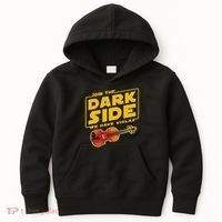 Join The Dark Side Viola Player Kids Hoodie thumb 0