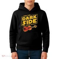 Join The Dark Side Viola Player Kids Hoodie thumb 4