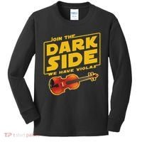 Join The Dark Side Viola Player Kids Long Sleeve Shirt thumb 0