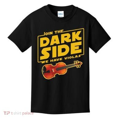 Join The Dark Side Viola Player Kids T-Shirt