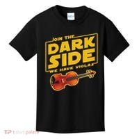 Join The Dark Side Viola Player Kids T-Shirt thumb 0