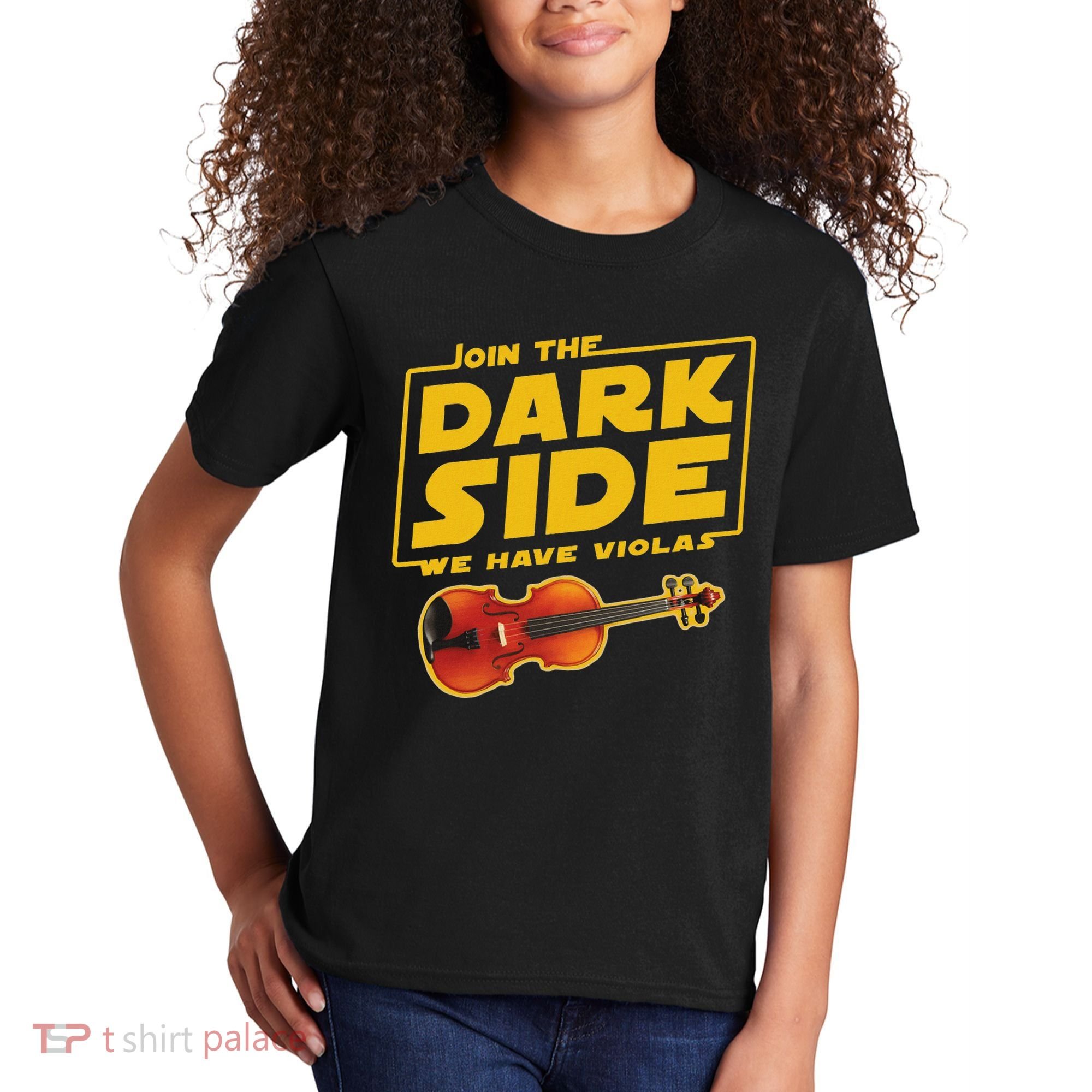 Join The Dark Side Viola Player Kids T-Shirt