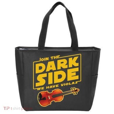 Join The Dark Side Viola Player Tote Bag