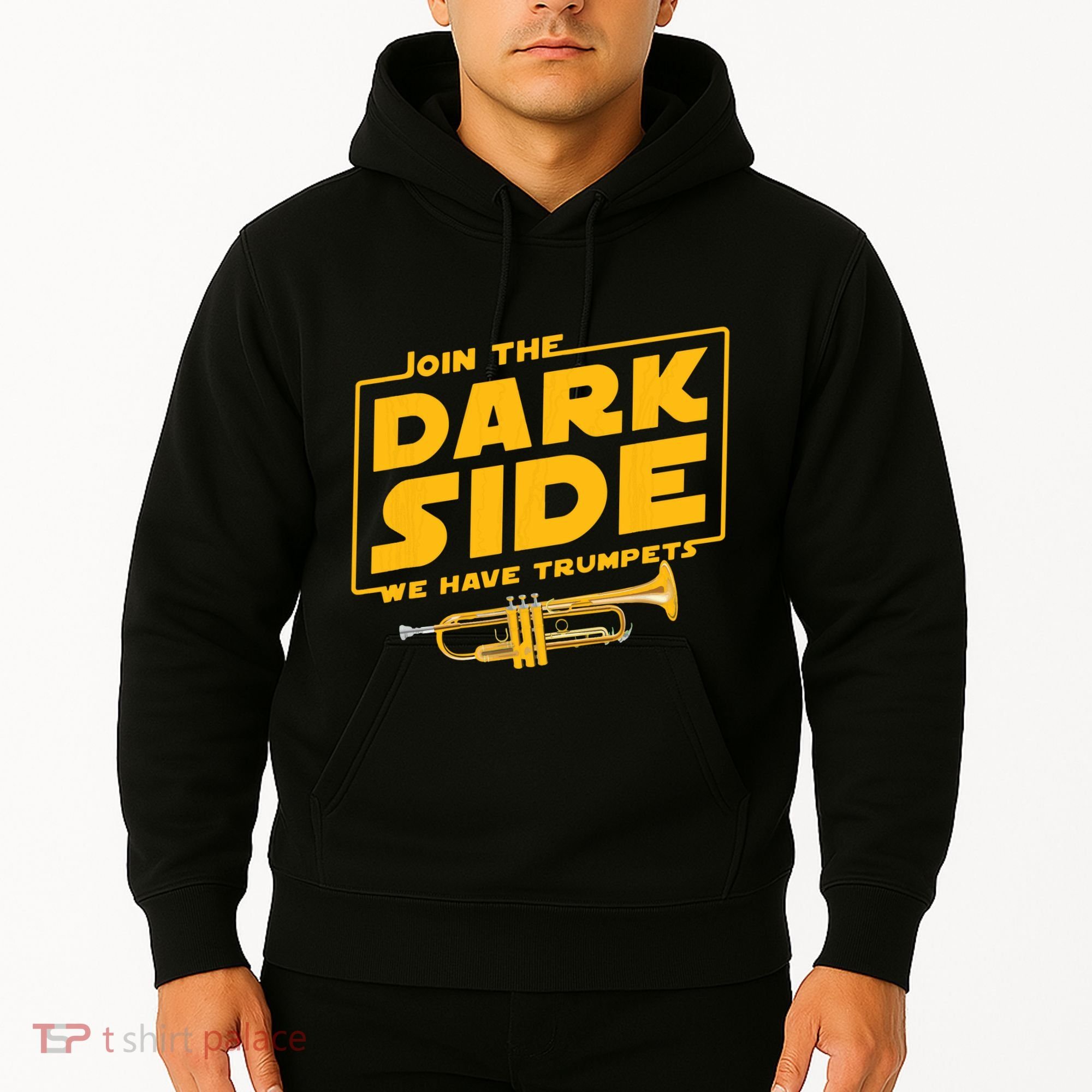 Join The Dark Side Trumpet Player Hoodie