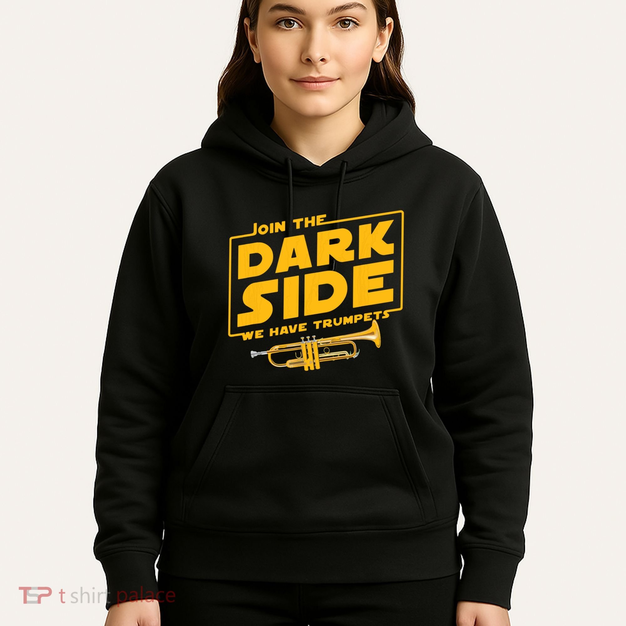 Join The Dark Side Trumpet Player Hoodie