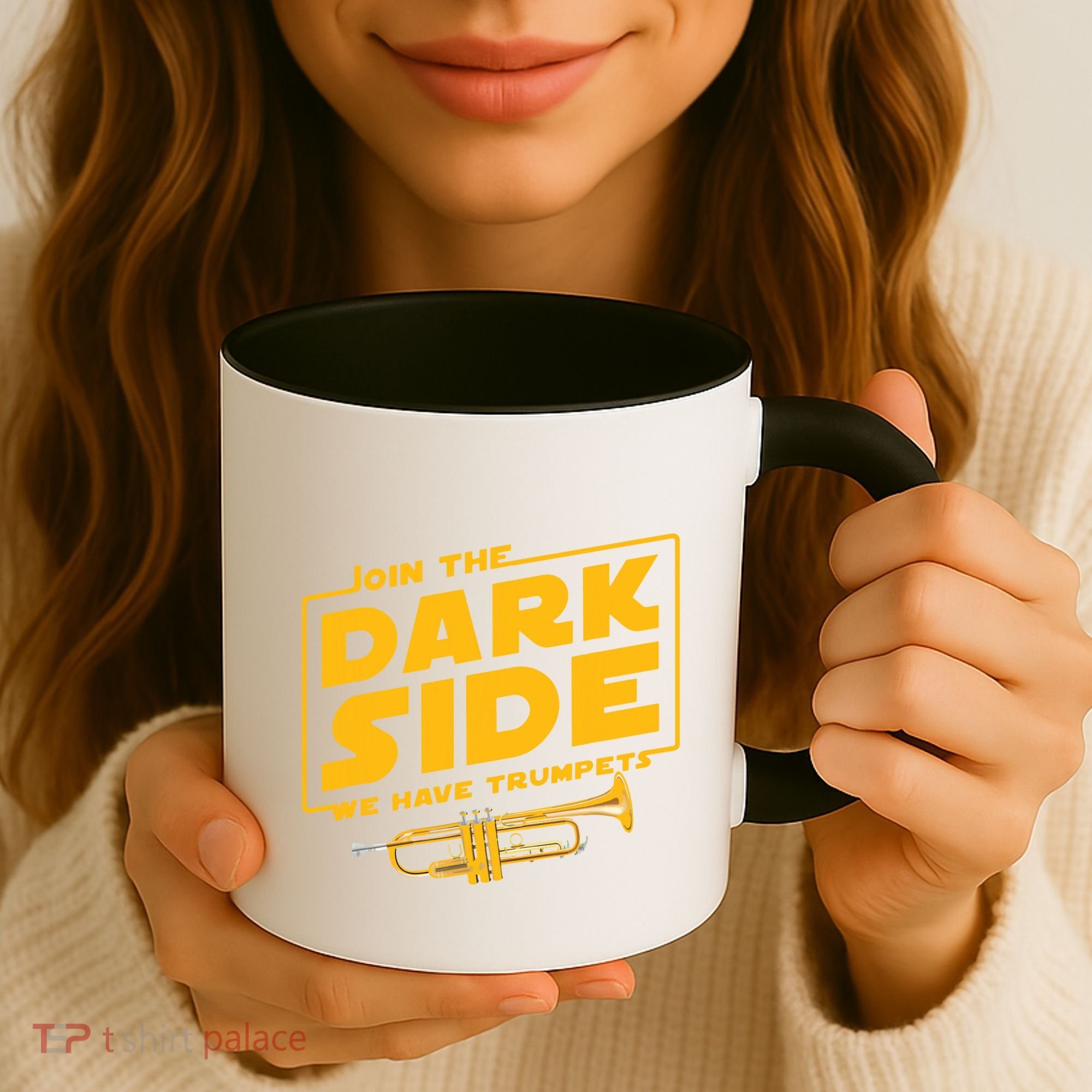 Join The Dark Side Trumpet Player Coffee Mug