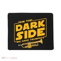 Join The Dark Side Trumpet Player Mousepad thumb 0