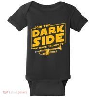 Join The Dark Side Trumpet Player Baby Bodysuit thumb 0