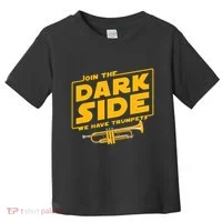 Join The Dark Side Trumpet Player Toddler T-Shirt thumb 0