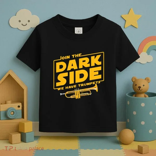 Join The Dark Side Trumpet Player Toddler T-Shirt