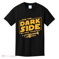 Join The Dark Side Trumpet Player Kids T-Shirt thumb 0