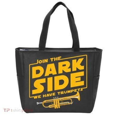 Join The Dark Side Trumpet Player Tote Bag