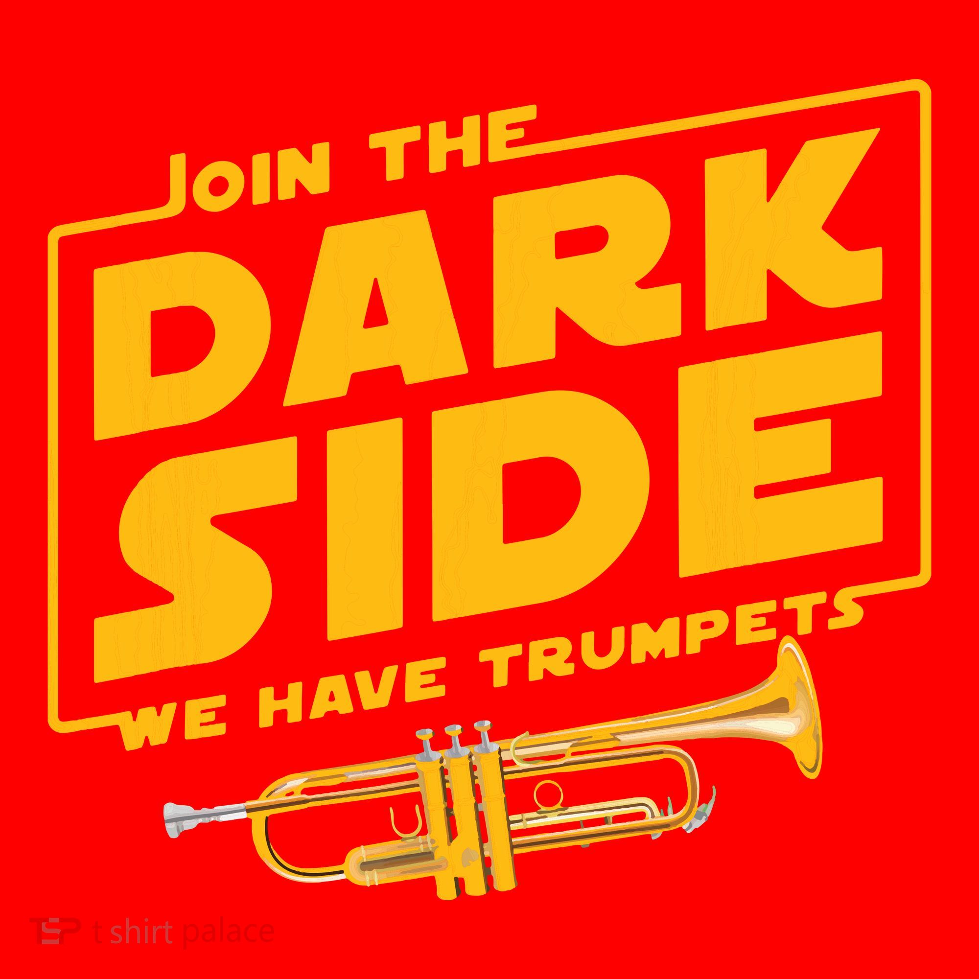 Join The Dark Side Trumpet Player Santa Hat